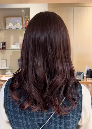 セミロング 山口 陸のヘアスタイル