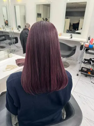 ロング カラー パーマ ヘアアレンジ メンズ キッズ 韓国系🇰🇷🩶 艶暗髪/MEIのヘアスタイル