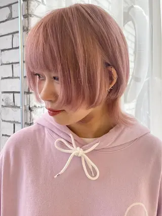 ショート カラー welring hair salonのヘアスタイル