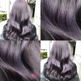 ロング カラー ハイトーン×レイヤー カットTAKUMIのヘアスタイル
