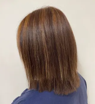 ショート カラー メンズモデル板橋 島田依杏のヘアスタイル