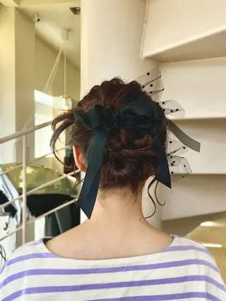 ヘアアレンジ 安藤 暁のヘアスタイル