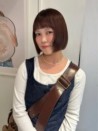 ショート カラー riria/ボブ /透明感カラー🎀のヘアスタイル