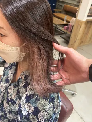 ミディアム ハイライトバレイヤー ジュ🎨川村聖吾🎨のヘアスタイル