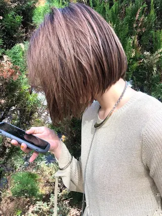 ミディアム カラー “ミニモ最高評価獲得 “代表"Kohei"のヘアスタイル