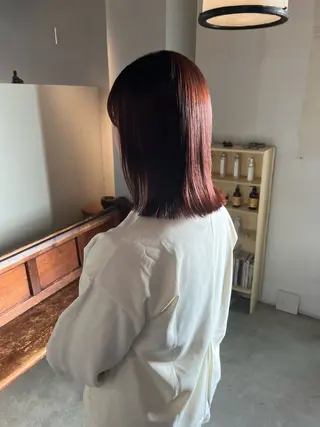 ミディアム カラー room3小出 奈央子のヘアスタイル