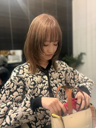 ミディアム tim.所属・🪐ナチュラルモード ヘア🪐honokaのヘアスタイル