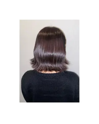 ミディアム カラー ヘアアレンジ 🎀レイヤーカット/ 艶カラー/ﾕｶ🎀のヘアスタイル
