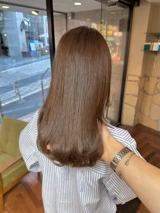 ミディアム カラー 矢野 晃平のヘアスタイル