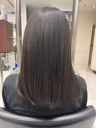 ロング カラー 小野 達己のヘアスタイル