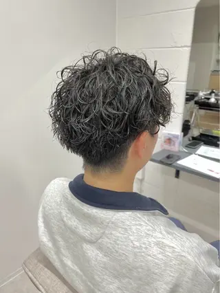 パーマ ショート/透明感/ 髪質改善/chinaのヘアスタイル