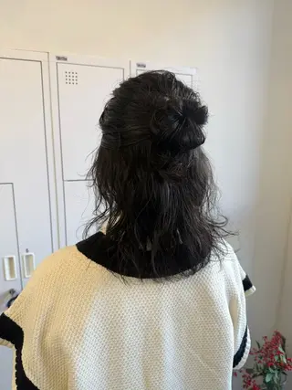 パーマ ヘアアレンジ 近藤 千裕のヘアスタイル