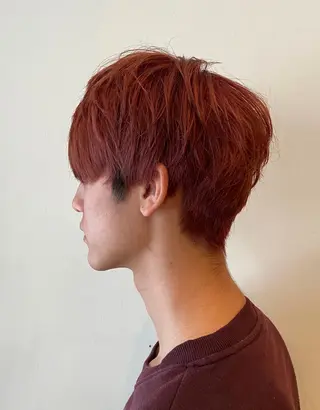 カラー メンズ 長谷川 華奈子のヘアスタイル