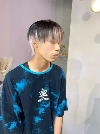 ショート カラー メンズ 前橋 姫奈のヘアスタイル