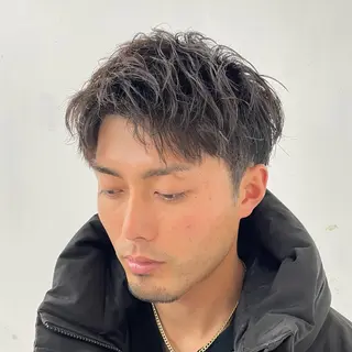 ショート メンズ 【柏メンズパーマ職人 】店長　KAZUMAのヘアスタイル
