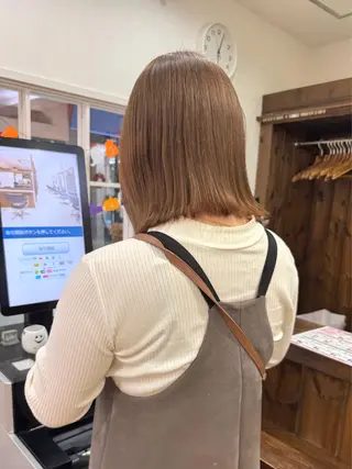 ミディアム カラー ヘアアレンジ 💖ダブルカラー/ ヘアセット/晴香💖のヘアスタイル