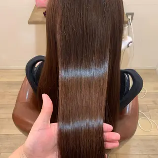 ロング 井上 涼花のヘアスタイル