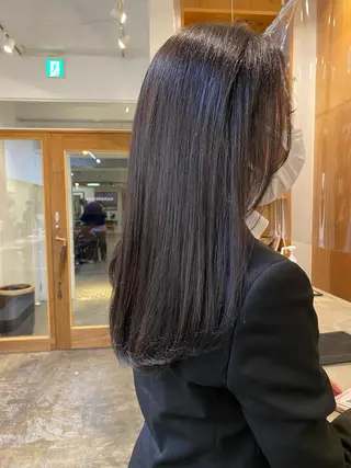 ミディアム カラー 田口 樹理のヘアスタイル