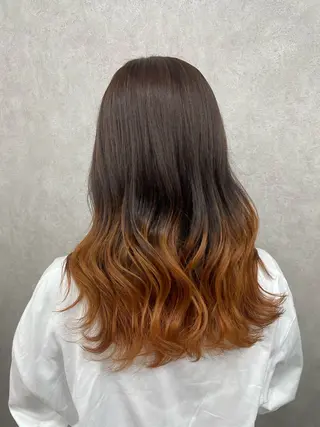 セミロング カラー 【店長】インナー指名 No.1戸塚優思のヘアスタイル