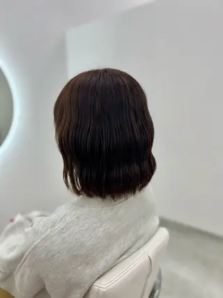 ショート カラー ✄﻿aini天王寺 ✄﻿ゆ乃のヘアスタイル