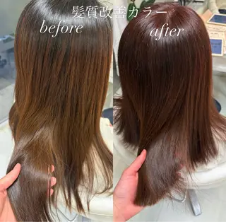 セミロング ffhair所属・藤本 麗夏のヘアスタイル