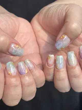 ネイル diar blue 🩵ayanaのネイルデザイン