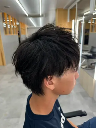 ショート メンズ 【縮毛矯正/カラー】 今野寛己のヘアスタイル