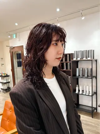 セミロング パーマ enVOGUE🌀 宮本泰周のヘアスタイル