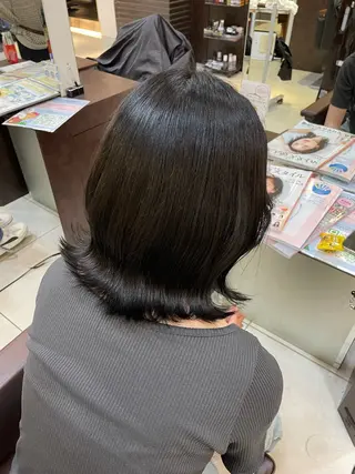 ミディアム 🤎韓国ヘア ベージュ まゆか🤎のヘアスタイル