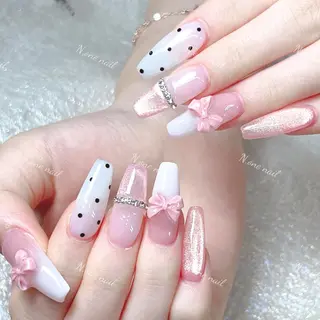ネイル 長いだし/スカルプ/ パラシェルN.oneのネイルデザイン