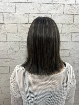 ミディアム yuuna 🤎のヘアスタイル