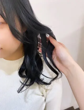 ミディアム カラー レイヤー/韓国透明感 カラー/nanokaのヘアスタイル