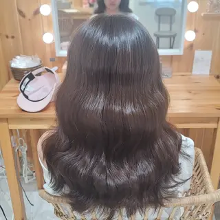 セミロング ヘアアレンジ 渥美 寿美翔のヘアスタイル