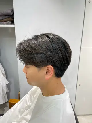 パーマ メンズ マエダ リョウのヘアスタイル
