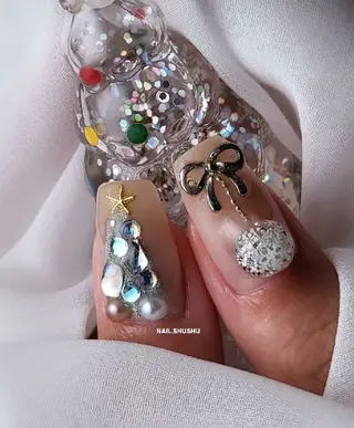 ネイル 3dパーツ/流行り 👧shushu❤️のネイルデザイン