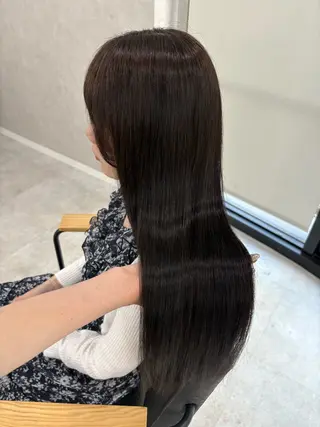 ロング カラー 盛れる顔まわり✨🎀 レイヤー別所好葉のヘアスタイル