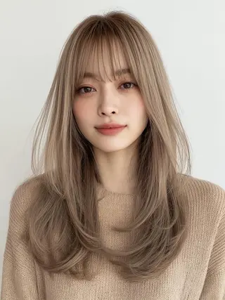 ミディアム ❄️透明感カラー❄️ メンズ✂️TOWAのヘアスタイル