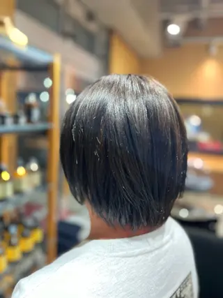 ショート カラー ヘアアレンジ 渡部 彩花のヘアスタイル