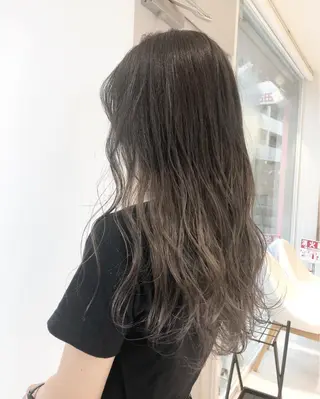 ロング sano sayakaのヘアスタイル