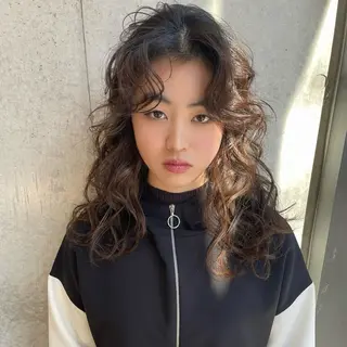 セミロング ヘアアレンジ Mizobe misakiのヘアスタイル