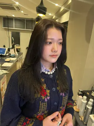 カラー さわ/博多/ ベージュ/ハイトーンのヘアスタイル