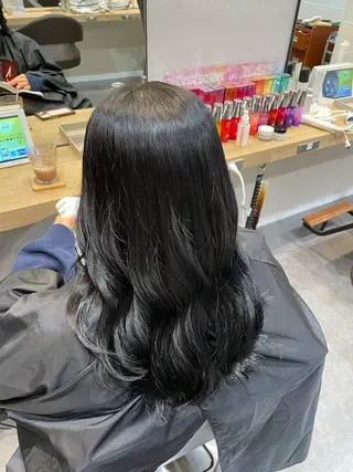 ロング カラー PooL ♥ かたやま ひなこのヘアスタイル