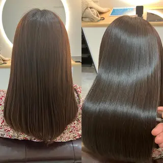 ロング カラー ヘアアレンジ キッズ 横浜関内髪質改善 re:Magoのヘアスタイル