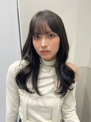 セミロング GAME天神所属・🤍ちなみ 🤍のヘアスタイル