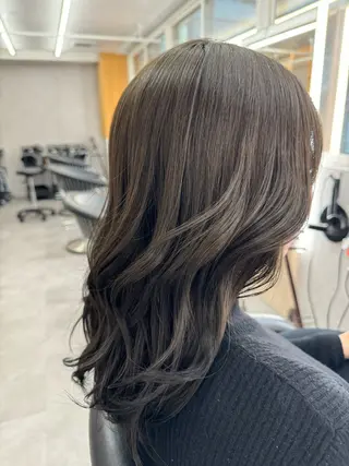 セミロング カラー 【縮毛矯正/カラー】 今野寛己のヘアスタイル