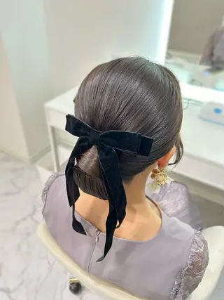 ロング ヘアセット専門店 Rのヘアスタイル