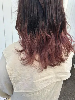 ミディアム カラー ヘアアレンジ ❣️倉敷❣️美髪 カラー能登一成のヘアスタイル