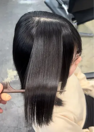 セミロング ヘアアレンジ 🎀モテ暖色× エクステ🎀あかりのヘアスタイル