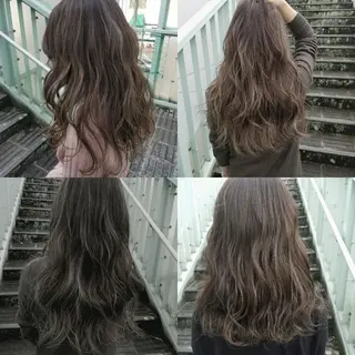 セミロング 今中 小百合のヘアスタイル