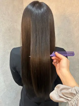ロング カラー 💜髪質改善/ 艶カラー/ミナ🩷のヘアスタイル